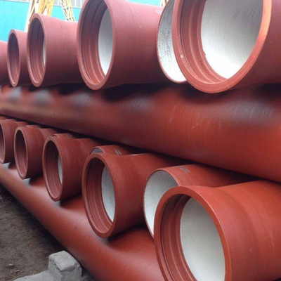 EN985 K9 Ductile Iron Pipe Seamless Round Zinc Bitumen Painting