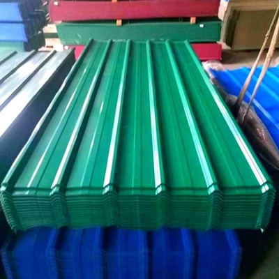 SGCH Color Coated Corrugated Sheets PE Coated galvanised steel roofing sheets