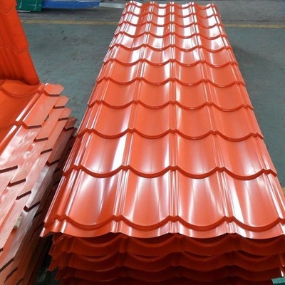 SGCH Color Coated Corrugated Sheets PE Coated galvanised steel roofing sheets