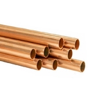 Straight Diameter 8mm Copper Pipe Tube C11000 C12200 Round Shape