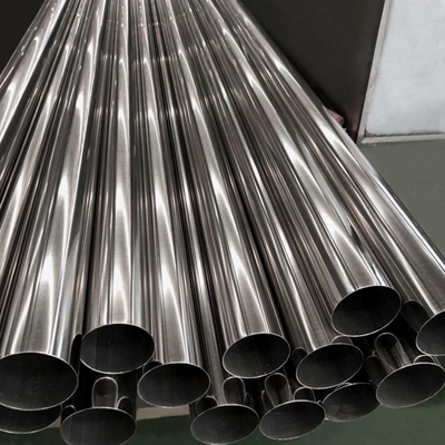 304 316 Grade Stainless Steel Round Pipe Length 6m Seamless Welded Pipe