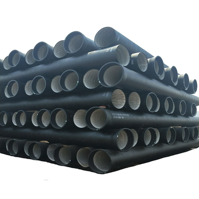 EN985 K9 Ductile Iron Pipe Seamless Round Zinc Bitumen Painting