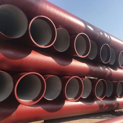 EN985 K9 Ductile Iron Pipe Seamless Round Zinc Bitumen Painting