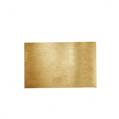 ASTM 600mm Width Antique Brass Plate Copper Sheet 5mm Thick Polished Surface