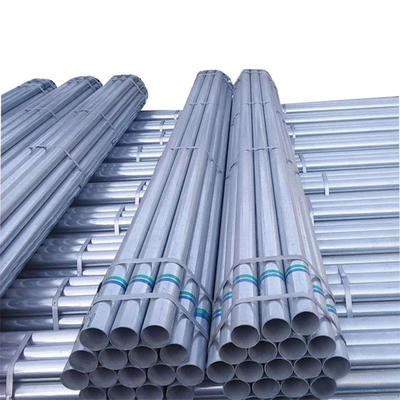 4 Inch Schedule 40 Galvanized Steel Pipe Hot Dipped Round Shape 6m